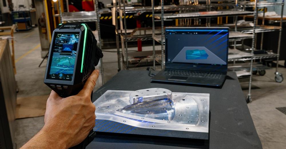 Portable 3D scanner features touchscreen, AR, and metrology-grade accuracy