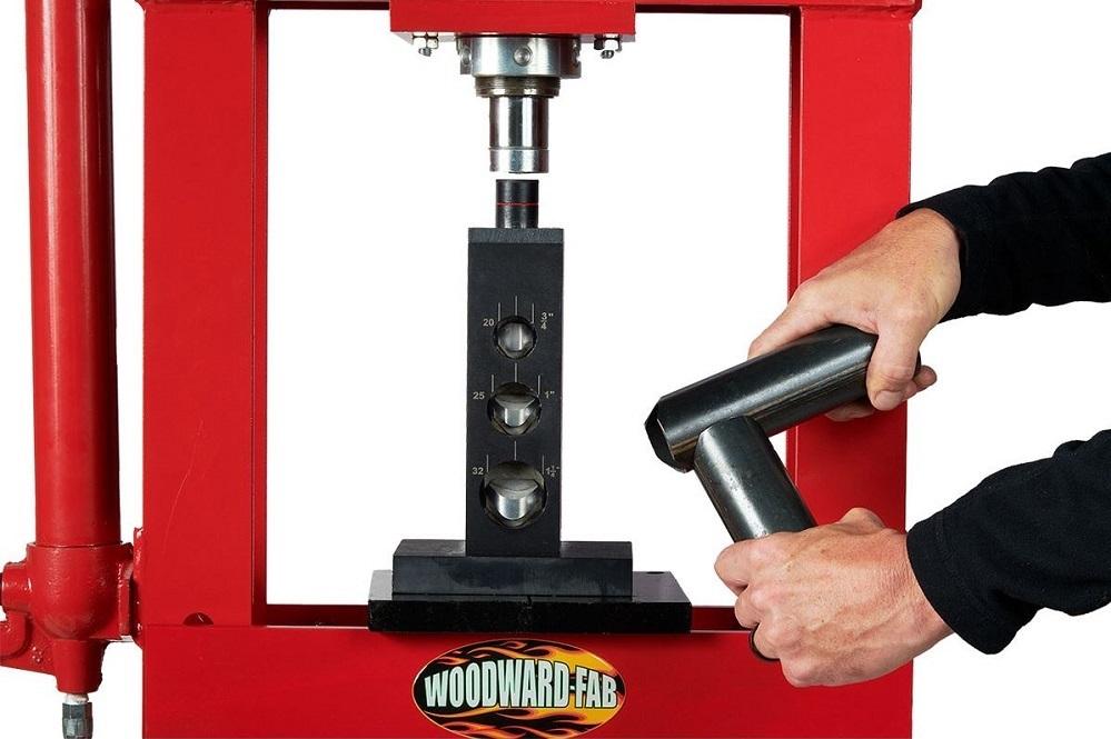 Pressstyle pipe and tubing notchers from Heck Industries create weld fitups