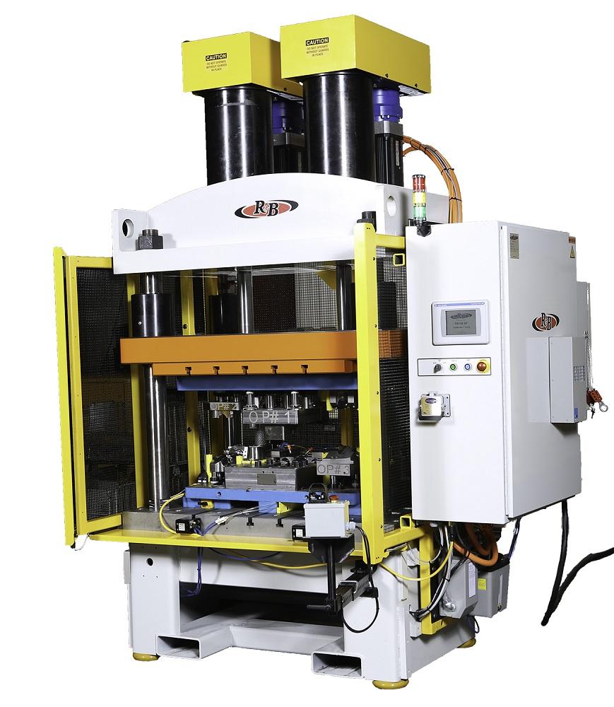 R&B Machining Offers All-electric Servo Presses