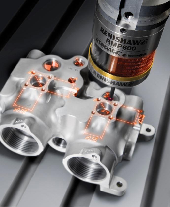 Renishaw's machine tool probes with RENGAGE tech enable reliable ...