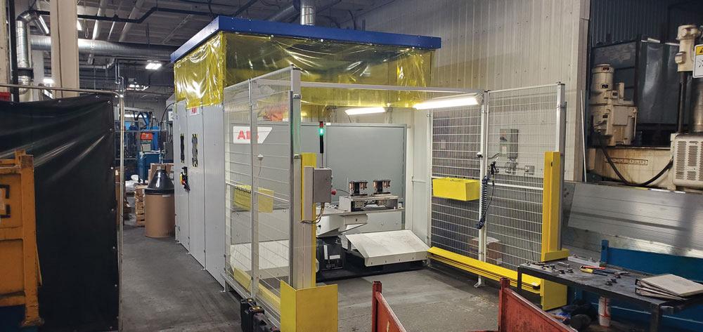 Weld Cell Operator Robotic weld cell gets the job done right