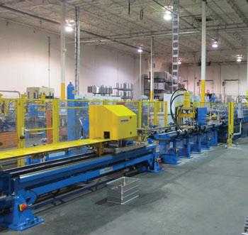 Commercial Roll's roll form line