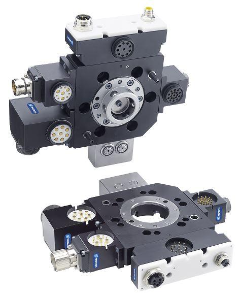 SCHUNK's SWS-046 quick-change system can weights up to 50 kg