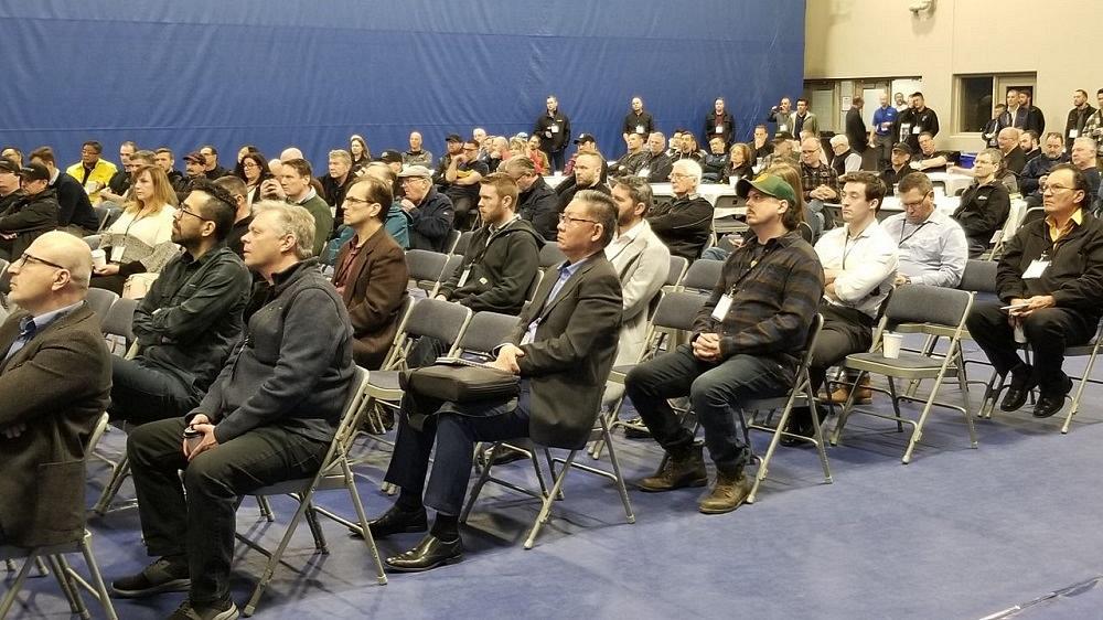 The crowd at the 2023 Langley MME keynote