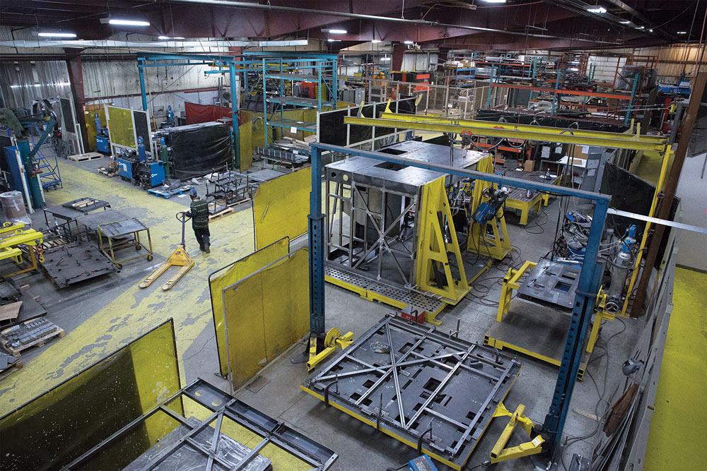 Sheet metal fab shop uses nesting software for material optimization