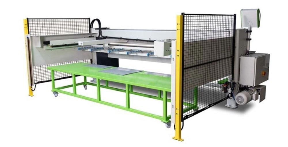 Sheet metal processing system handles sensitive materials