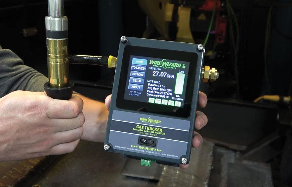 Wire Wizard’s Gas Tracker Digital Gas Flow Monitor