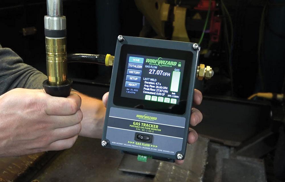 Wire Wizard’s Gas Tracker Digital Gas Flow Monitor