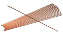 Brass and copper electrodes