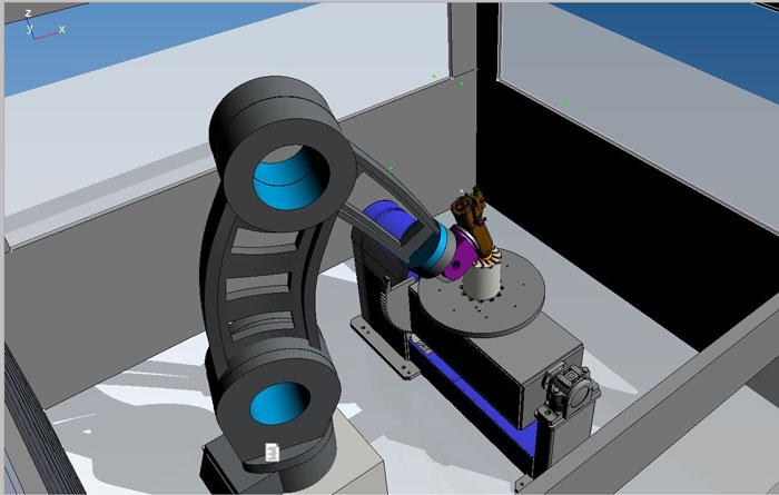 Simulation machining process