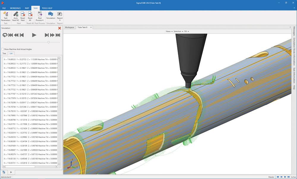 Tackling tube nesting