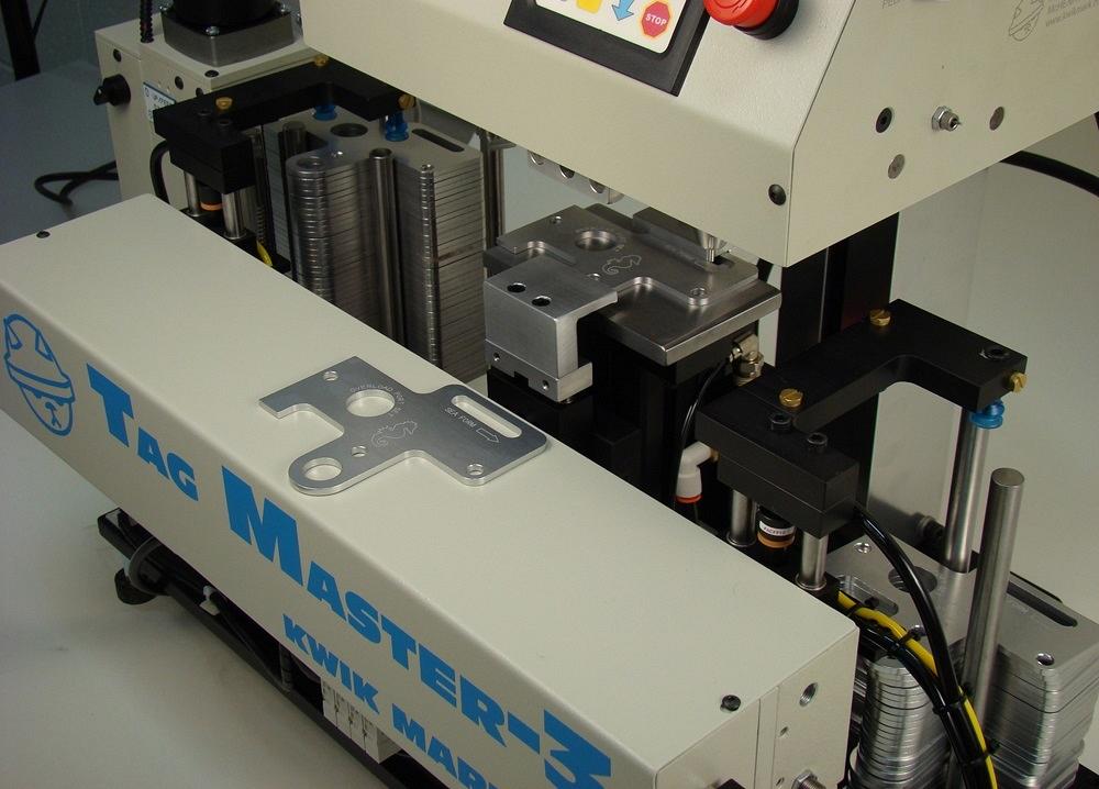 Tab Marks Manufacturing Tag marking system’s top-feed design helps ensure smooth processing