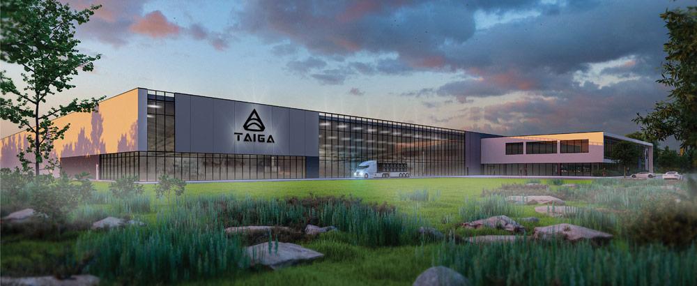 泰加汽车的新工厂