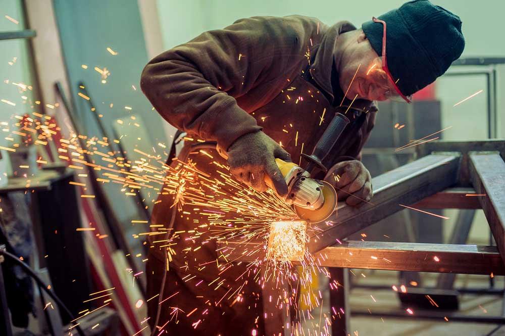 sparks and grinding safety