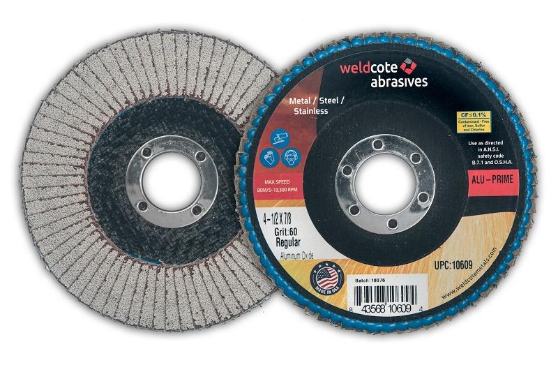 weldcote alu premium flap discs