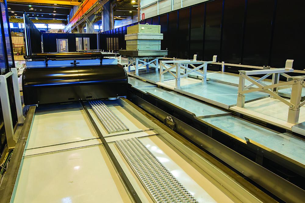 Fastems flexible pallet container for large load capacity