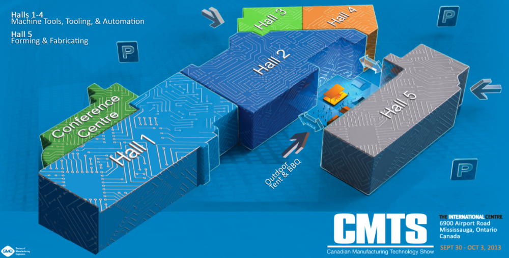 The layout for the 2013 edition of CMTS will feature a more European design.
