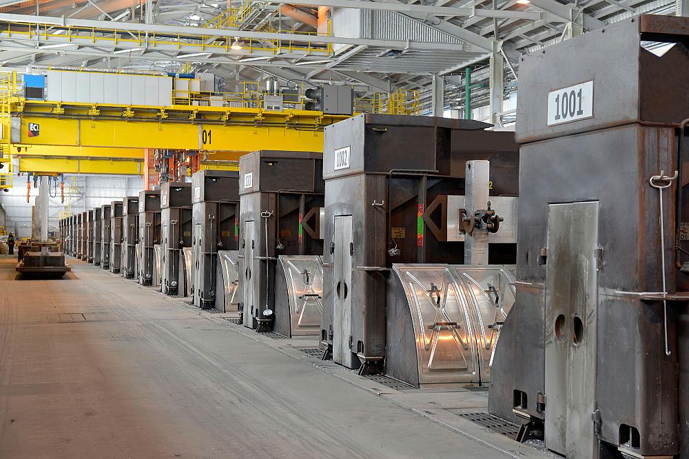 A view of the Arvida Aluminium Smelter in Quebec. (Photo: Rio Tinto)