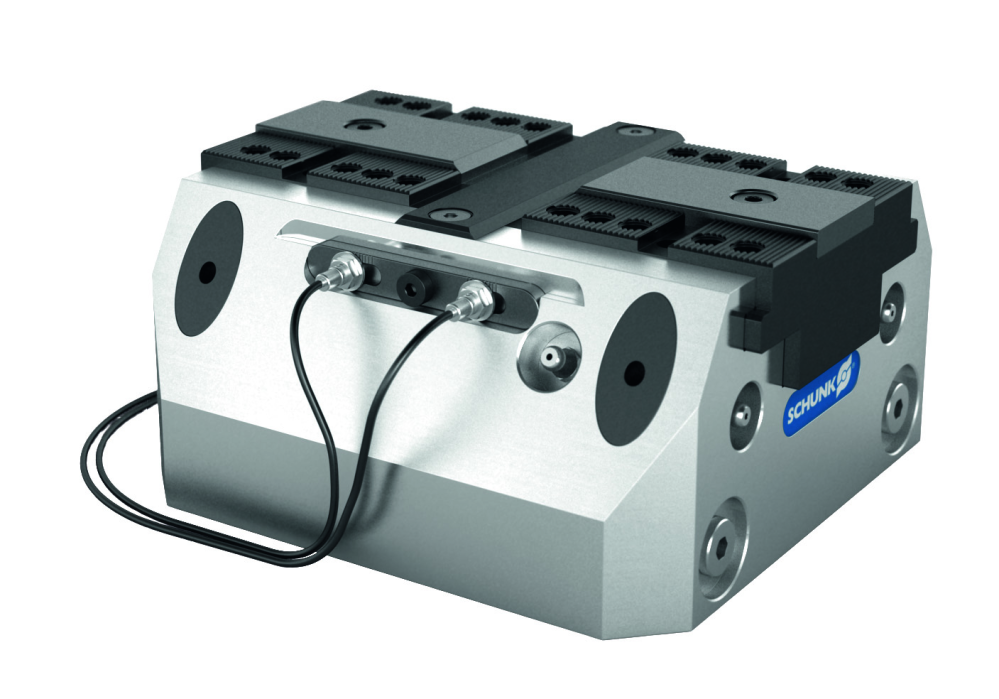Schunk's flexible chuck jaw monitoring