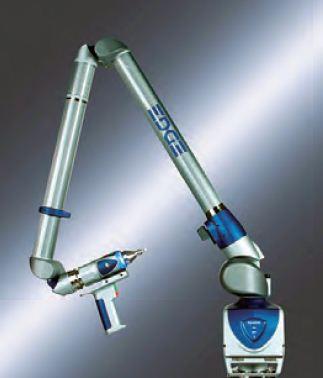 Portable arms are now a valid technology for
entry-level users. The FaroArm is a portable coordinate
measuring machine that allows manufacturers easy
verification of product quality by performing 3D
inspections, tool certifications, CAD comparison,
dimensional analysis, reverse engineering, and more.
With the ScanArm, the addition of the FARO Laser Line
Probe to the FaroArm adds non-contact 3D scanning
capabilities for detailed measurement of surface form,
making the ScanArm the perfect combination of a
contact and non-contact portable CMM.