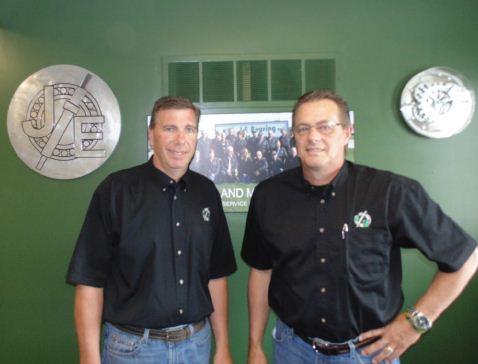 L-R: Joe Volkaert, president and Chuck Hendricks, vice president,
sales and marketing.