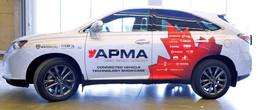 Now in year two, the Connected Car project is a showcase for Canadian auto innovation and is touring the country this month (PHOTO: APMA).