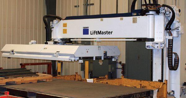 TRUMPF LiftMaster that accompanies a TRUMPF laser cutter.