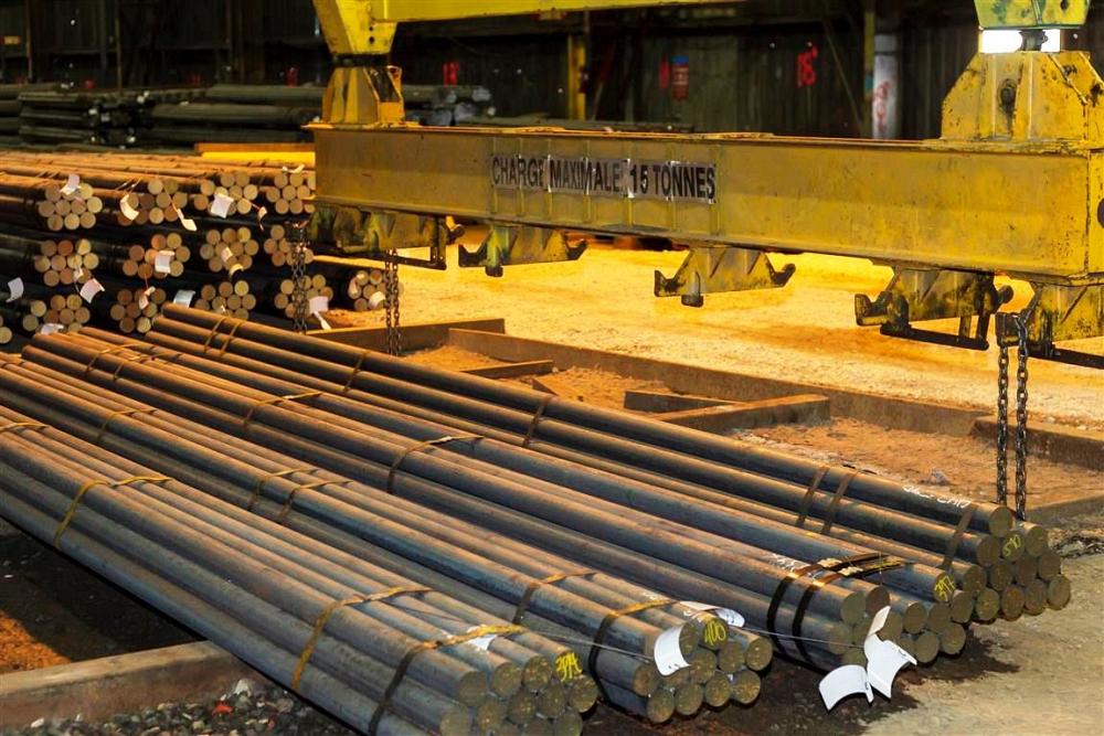Round steel bars manufactured at the Longueuil bar mill. (CNW Group/ArcelorMittal Montréal)
