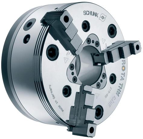 SCHUNK's ROTA THW plus quick jaw change chuck