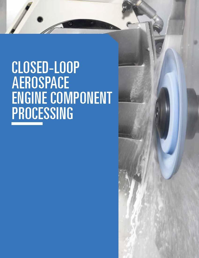 Closed-loop aerospace engine component processing