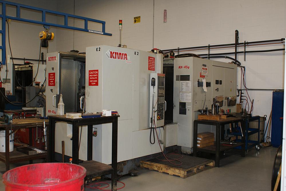 The KH-45, a 4-axis horizontal machining centre, is the second Kiwa machine that adds to the company’s capabilities mix.