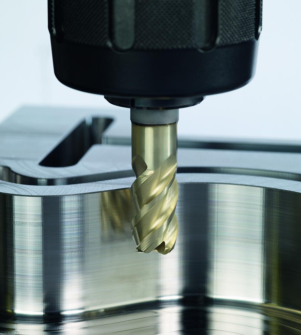 Tools for high-speed machining need to be rigid and as short as possible to avoid chatter or deflection. Photo courtesy of Walter USA.