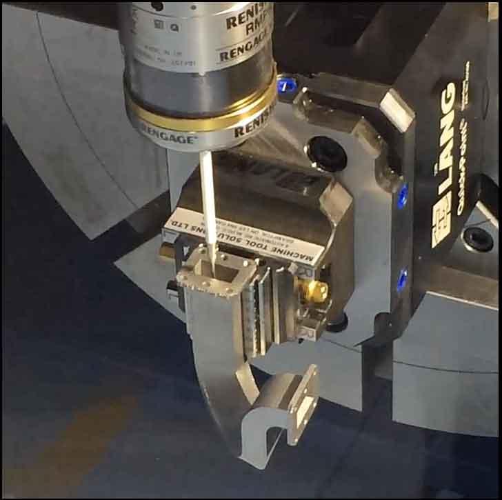Diagnostic tool enables repositioning before machining