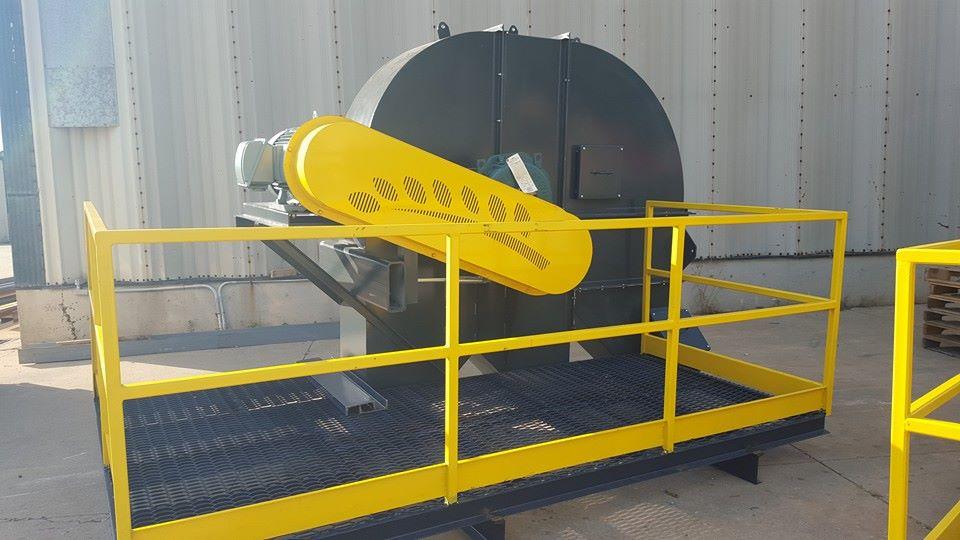 A bucket elevator head section fabricated at BDM. 