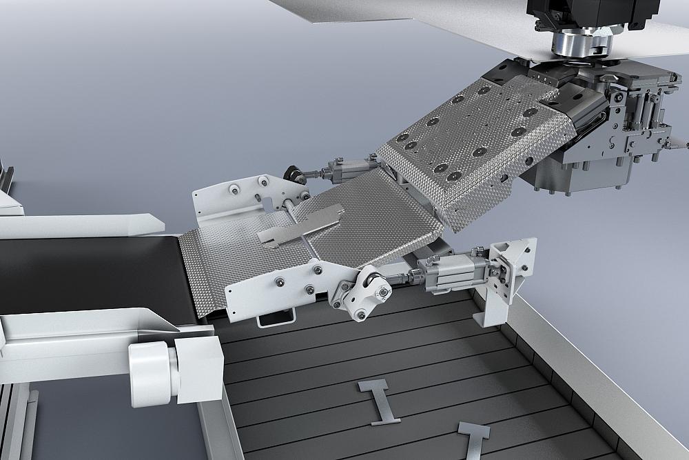 Punching processes offer a number of ways to quickly offload and sort completed parts, including chutes and conveyors to sort parts into bins or pallets.