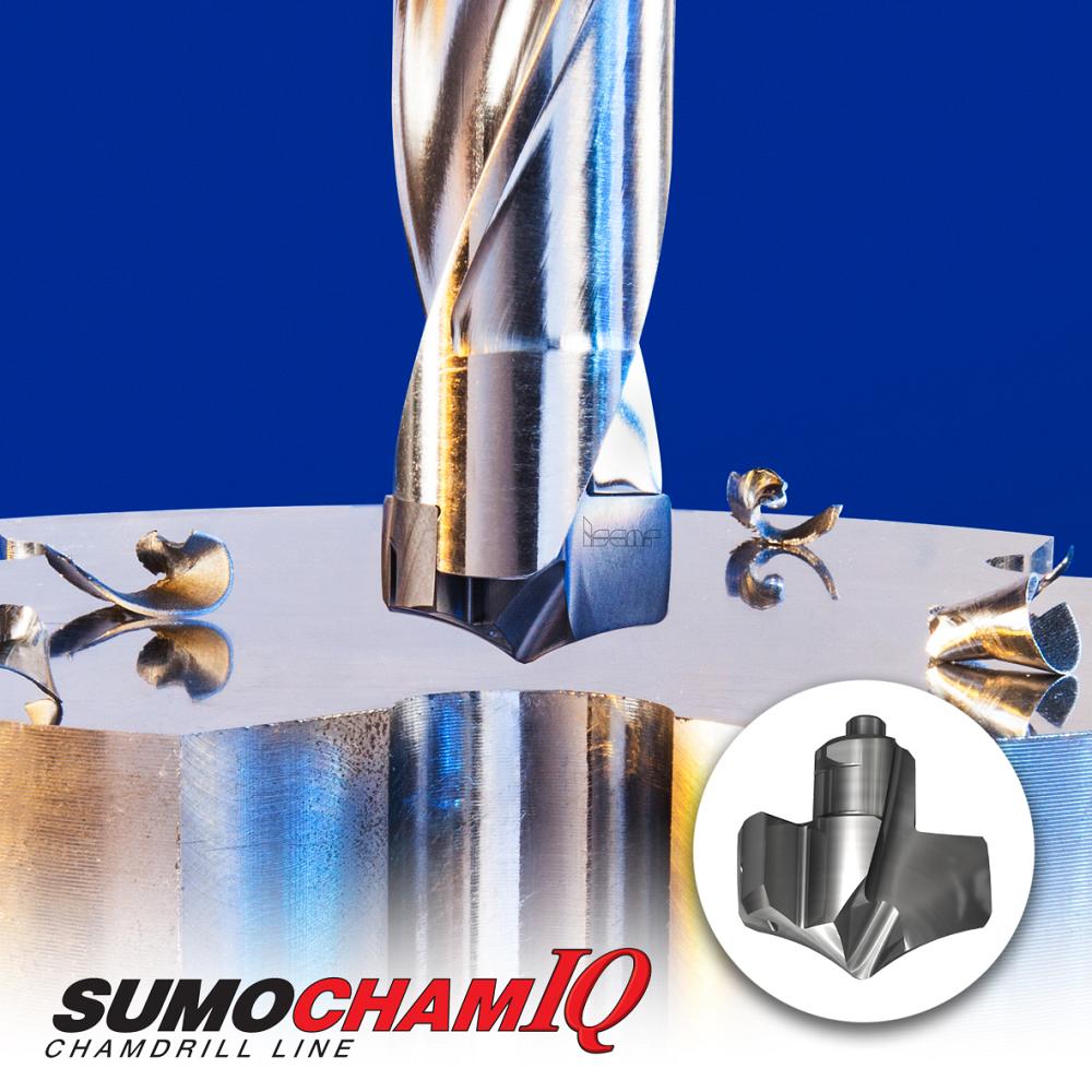 Figure 2—The SumoCham-IQ has a drill head geometry that reduces
cutting forces at the initial penetration point.