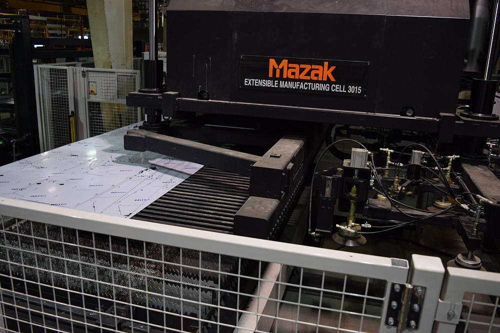 MCI’s new Mazak fiber laser has added flexibility and speed to the company’s shop floor. 