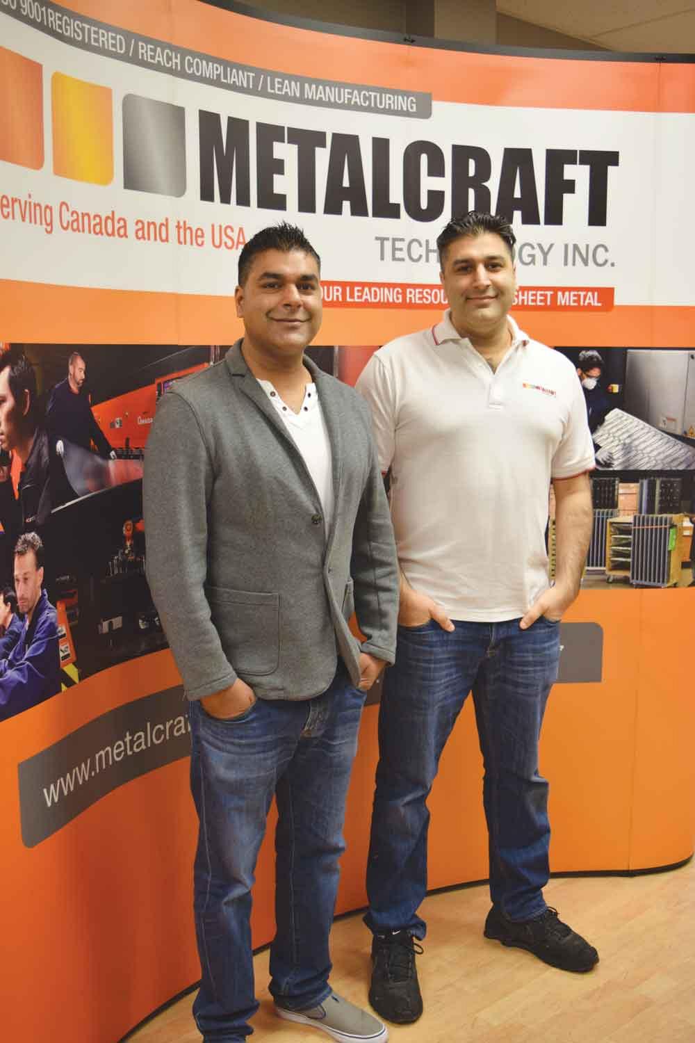 Feroz and Rehman Abdulla, the second-generation owners of Metalcraft Technology. 