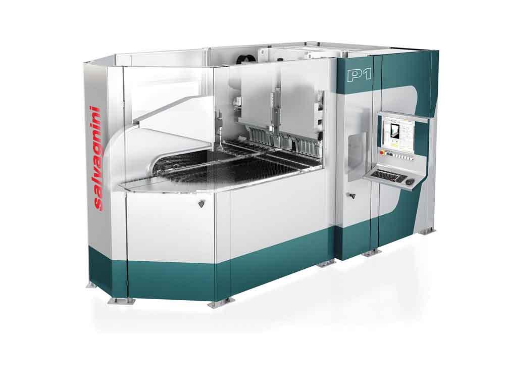 Salvagnini's P1 semi-automatic panel bender has proven popular for its small footprint and all-electric operating system. Photo courtesy of Salvagnini. 