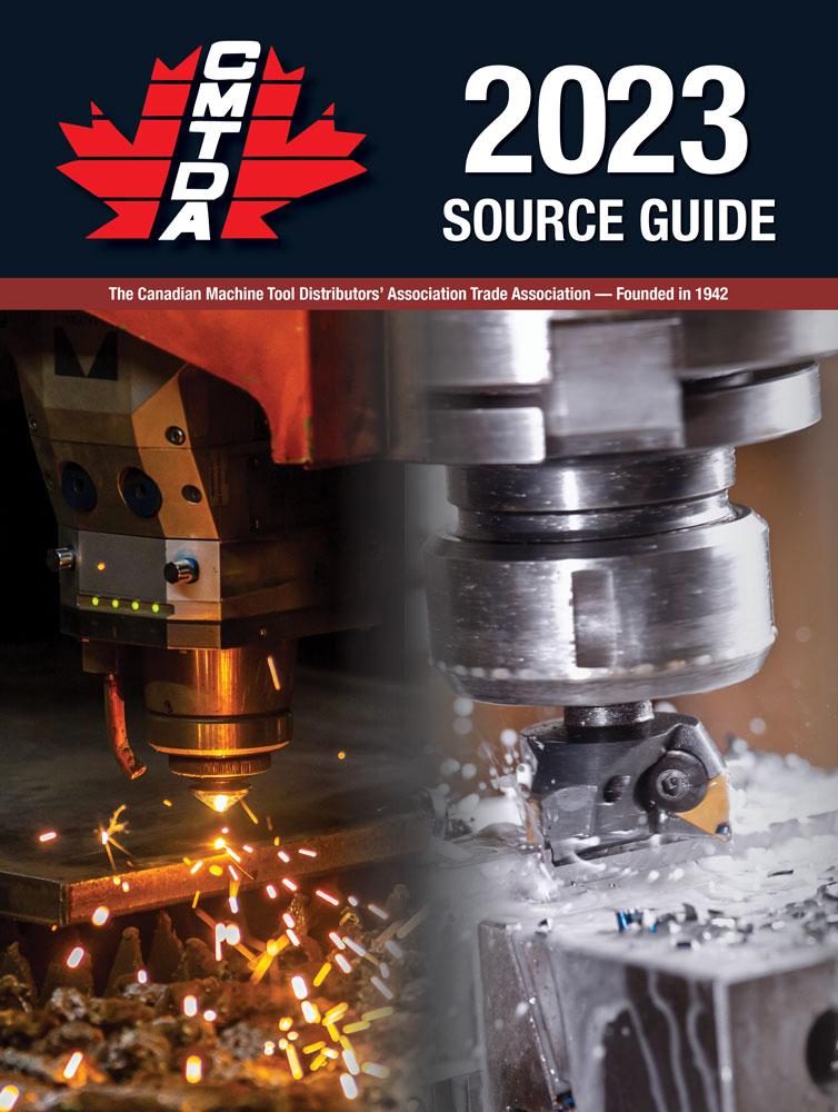 The cover of the 2021 Canadian Machine Tool Distributor's Association Source Guide